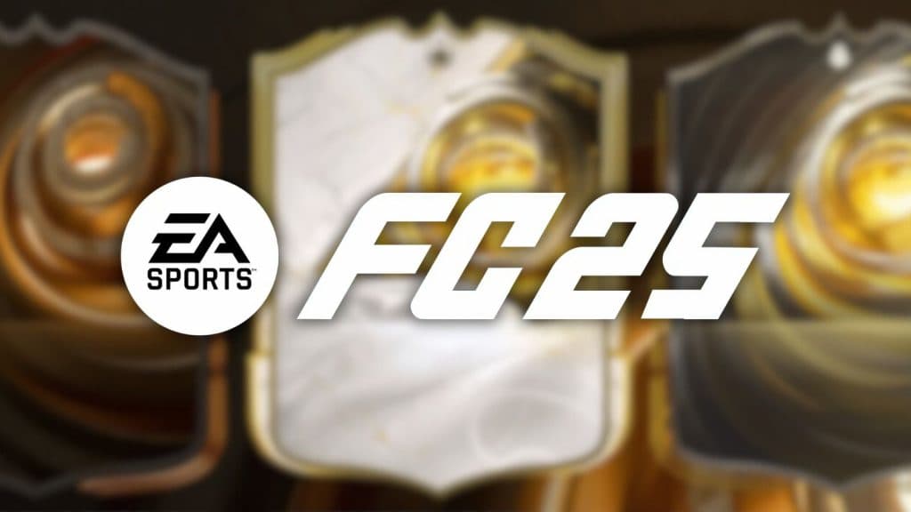 EA FC 25 logo in front of Ultimate Succession cards