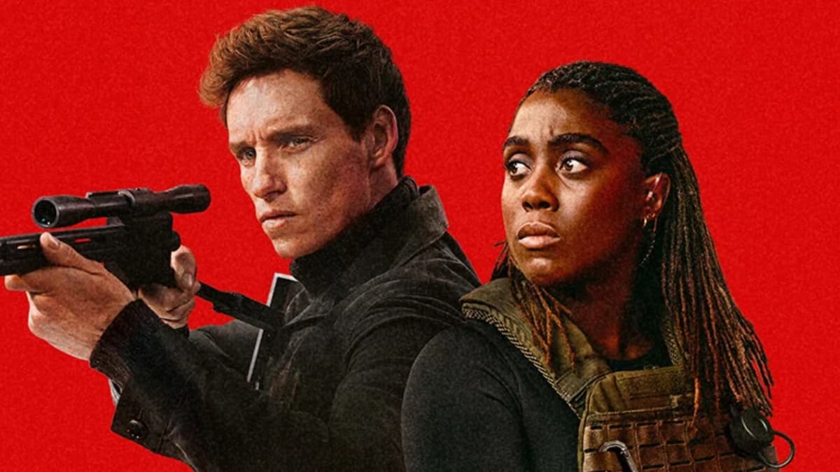 Eddie Redmayne and Lashana Lynch in The Day of the Jackal