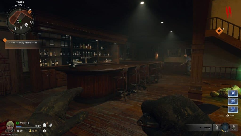 Screenshot of bar on Black Ops 6 Zombies Citadelle des Morts