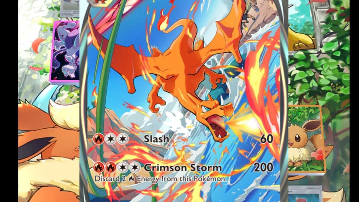 Charizard ex illustration rare pokemon tcg pocket meta deck