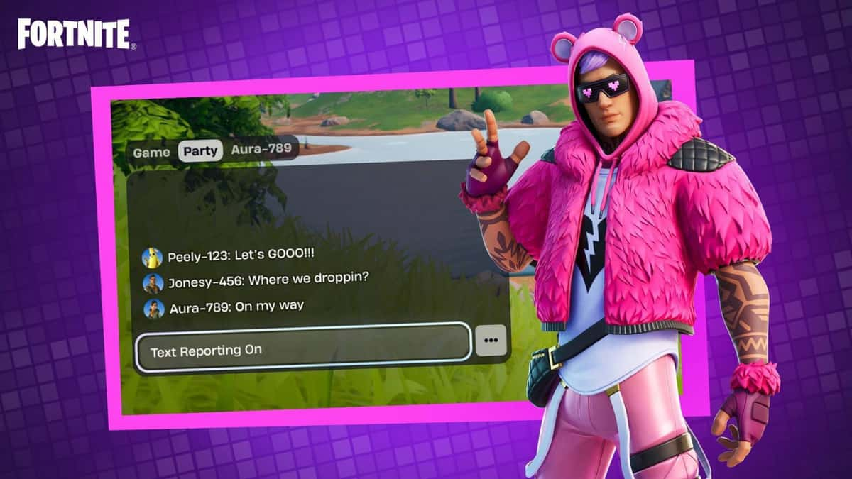 Fortnite overhauls text chat in 2024