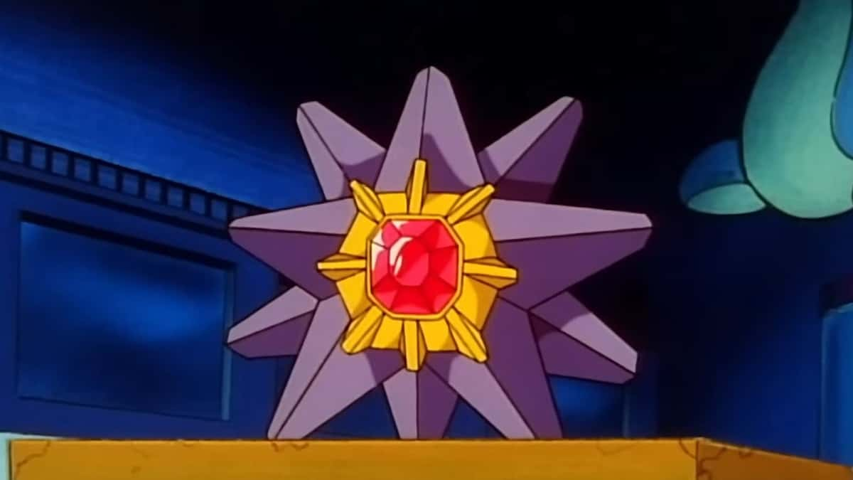 Starmie Pokemon anime misty's gym cerulean city