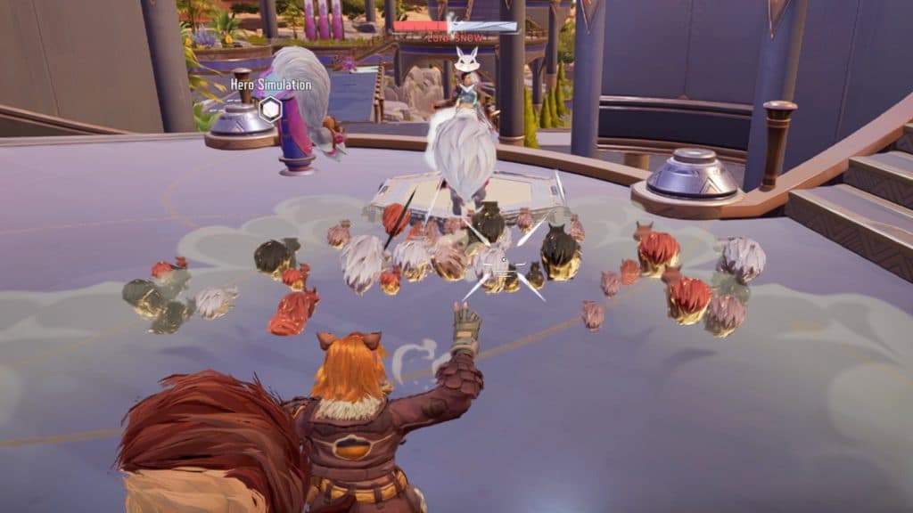 A screenshot featuring Squirrel Girl's ultimate in Marvel Rivals.