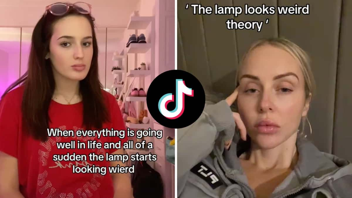 The lamp looks weird TikTok