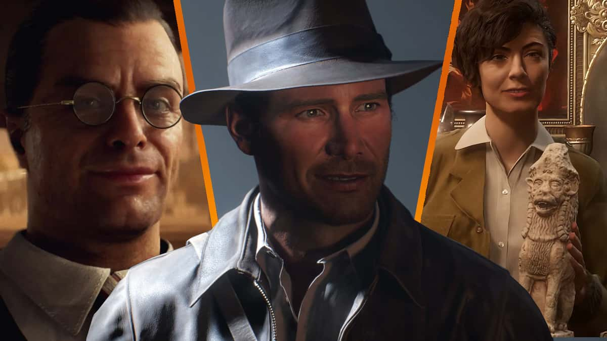 Characters from Indiana Jones and the Great Circle