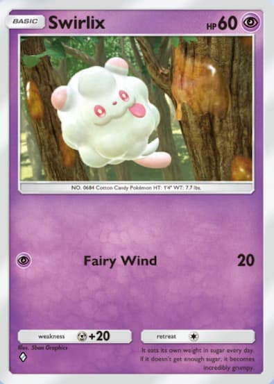 Swirlix Pokemon TCG Pocket