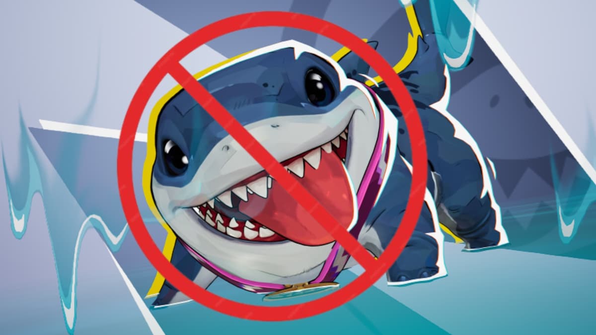 A screenshot featuring Jeff the Land Shark in Marvel Rivals.