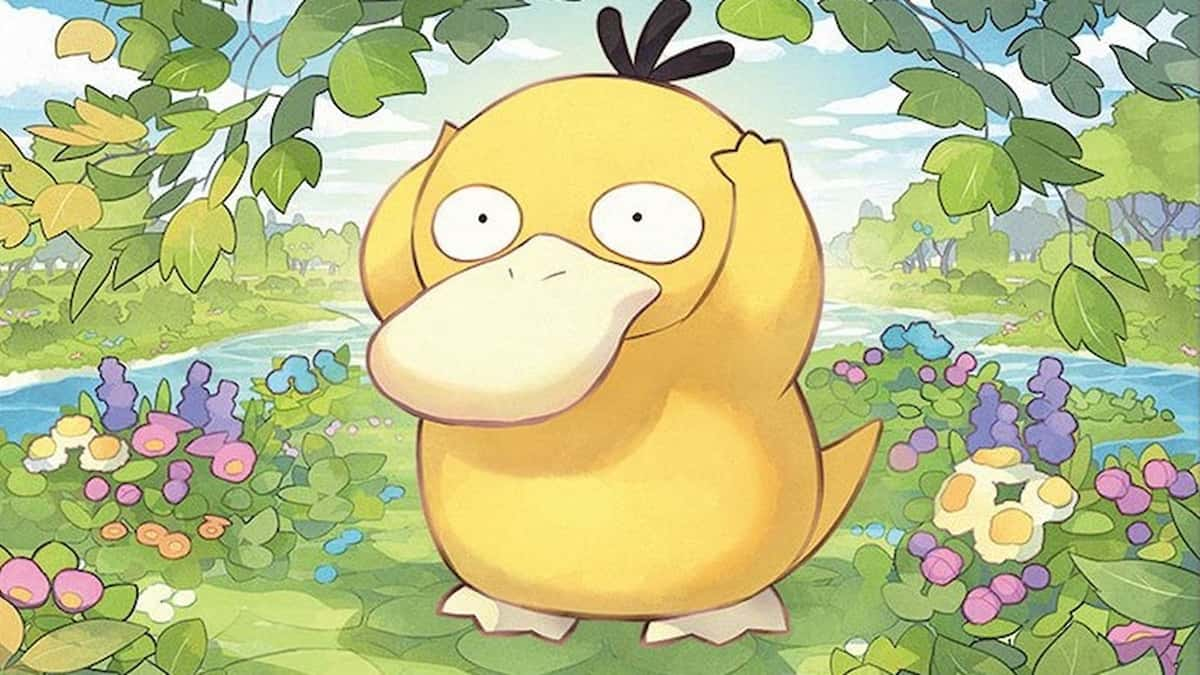 Psyduck card in the Pokemon Trading Card game