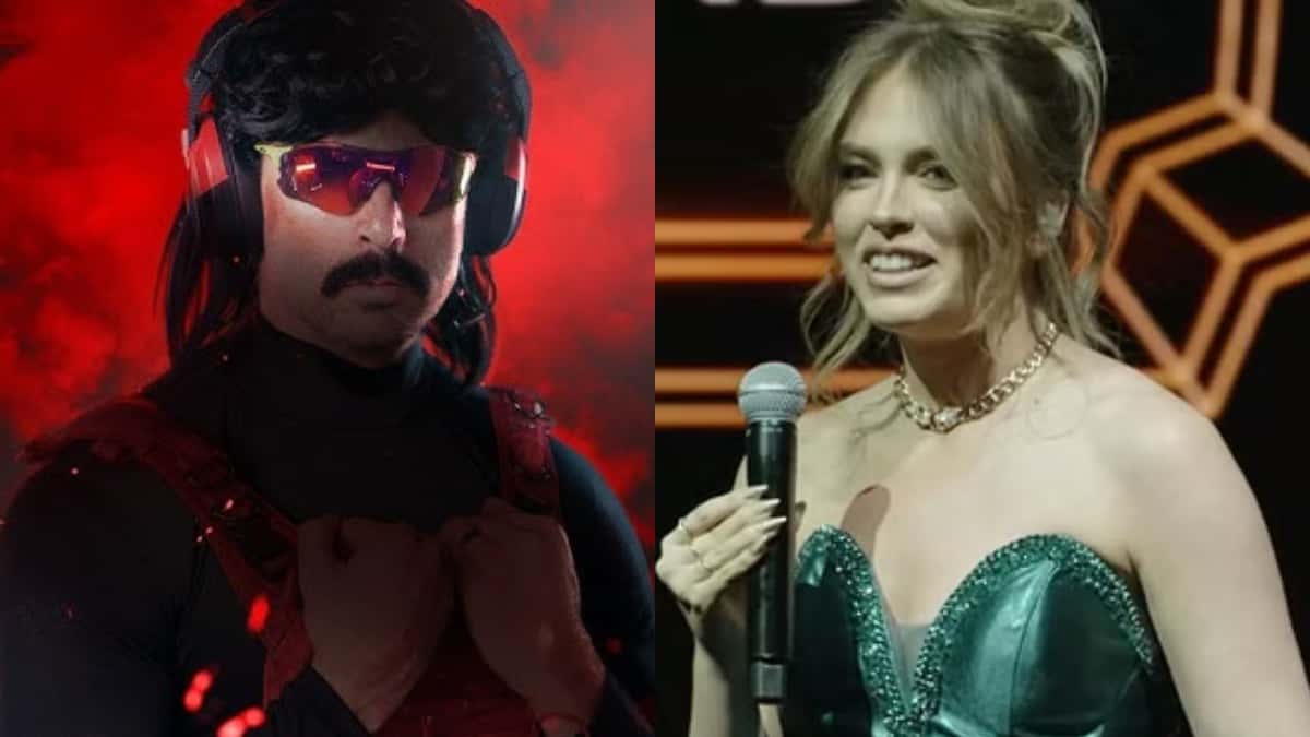 dr disrespect side-by-side with qtcinderella from streamer awards