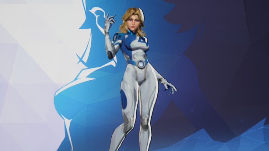 A screenshot featuring Invisible Woman in Marvel Rivals.