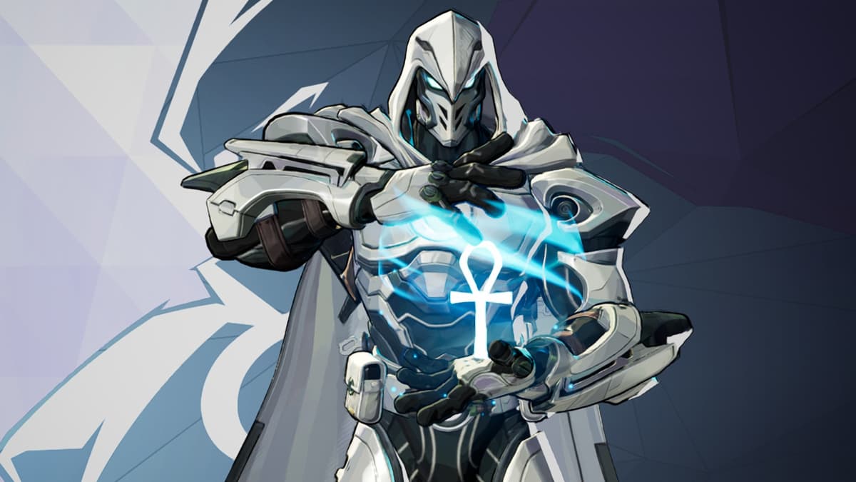 A screenshot featuring Moon Knight in Marvel Rivals.