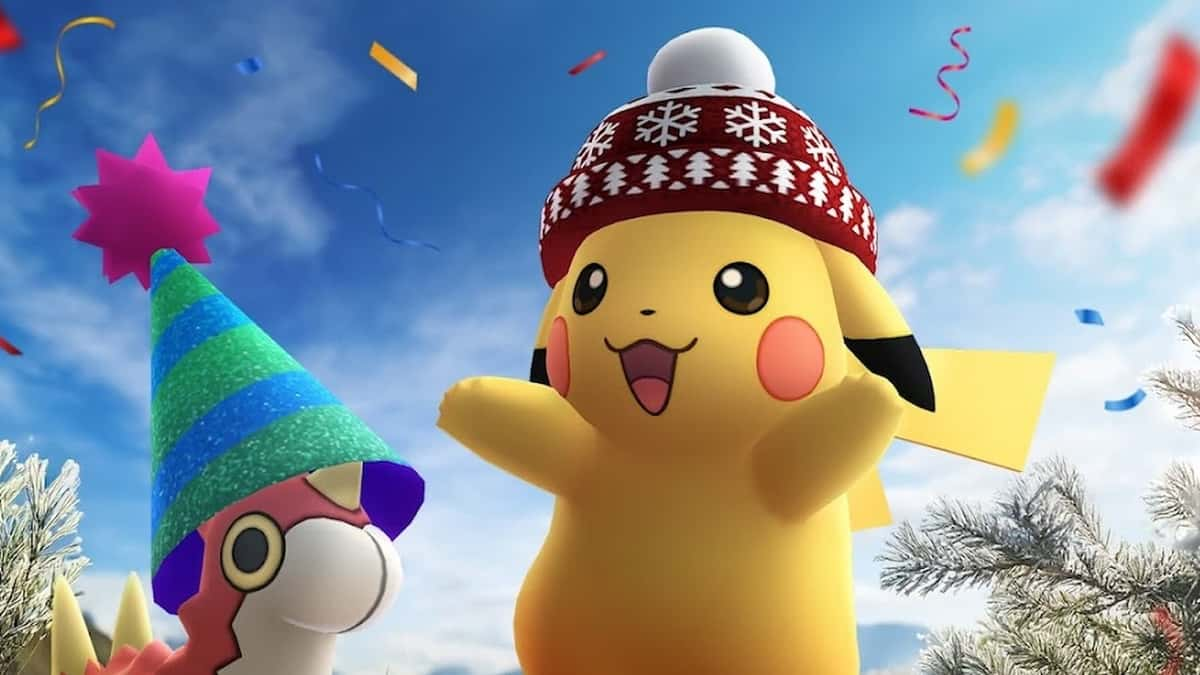 Pokemon Go New Year Pikachu Wurmple