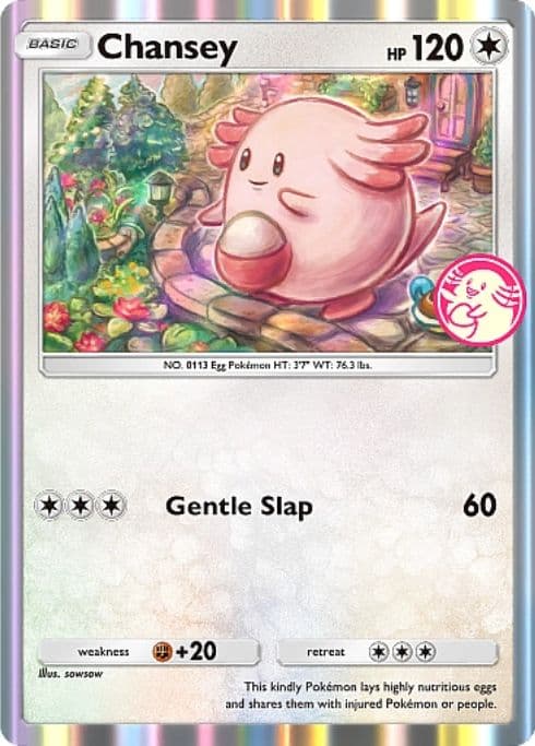 Pokemon TCG Pocket Chansey Promo Card