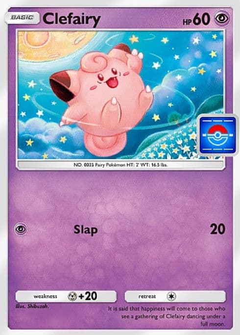 Pokemon TCG Pocket Clefairy Promo Card