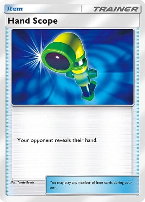 Pokemon TCG Pocket Hand Scope Promo Card