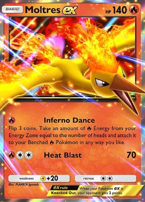 Pokemon TCG Pocket Moltres ex Promo Card