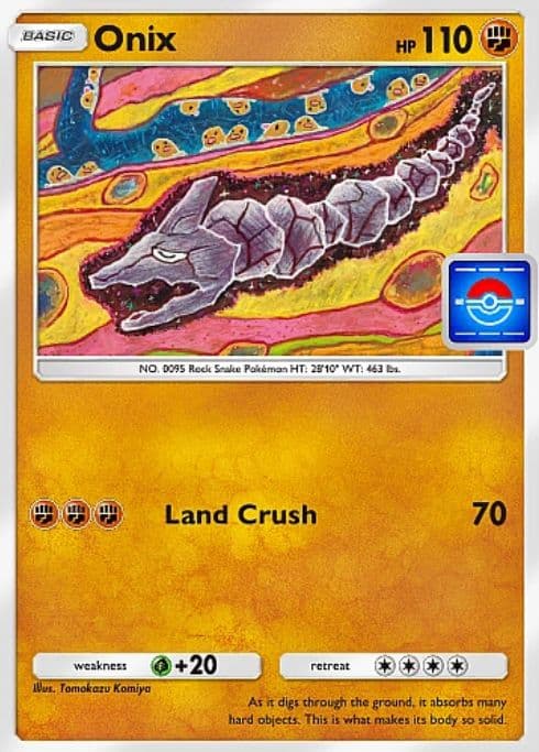 Pokemon TCG Pocket Onix Promo Card