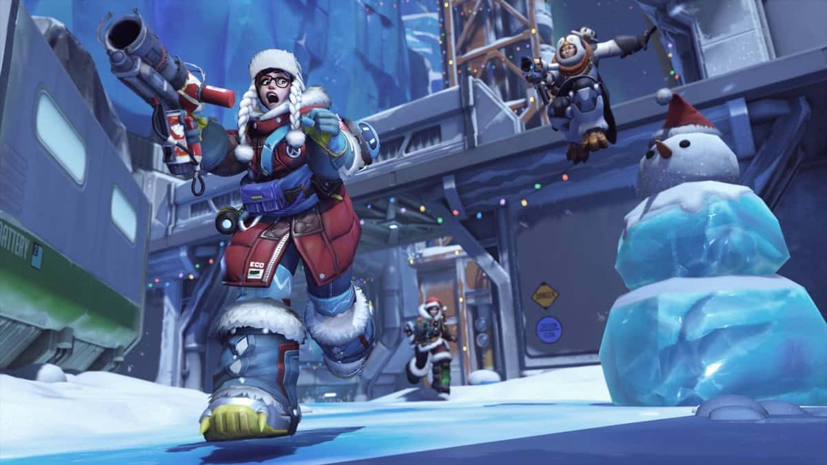 Winter Wonderland gameplay in Overwatch 2