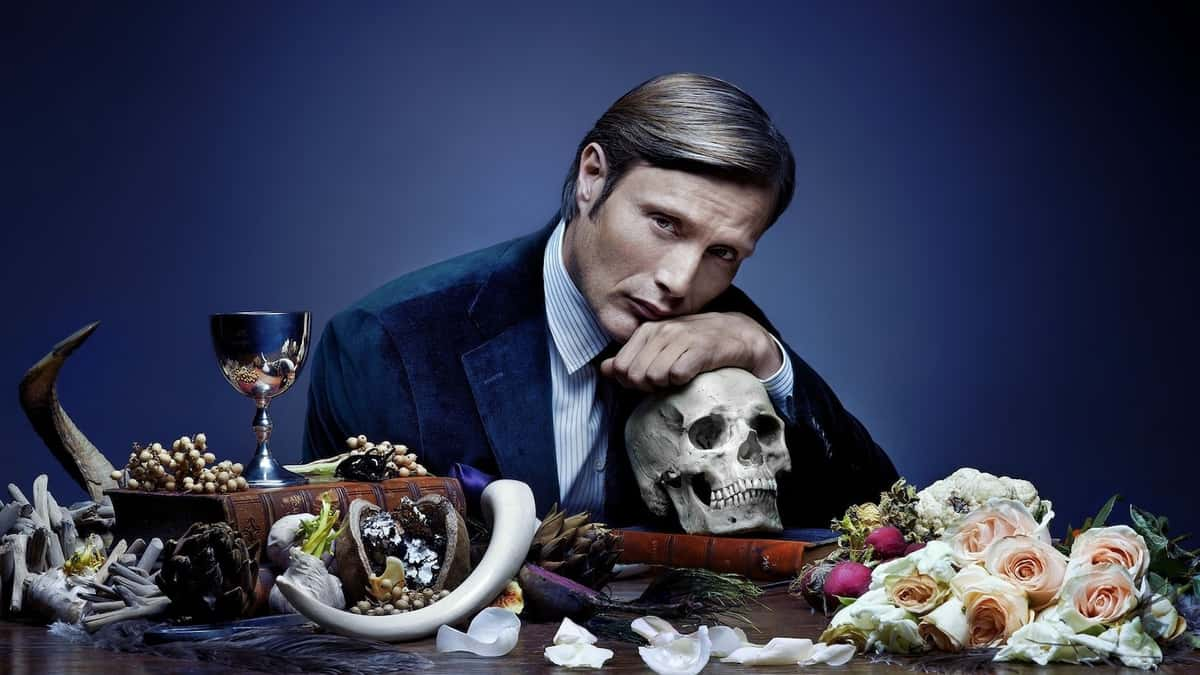 Mads Mikkelsen in Hannibal poster