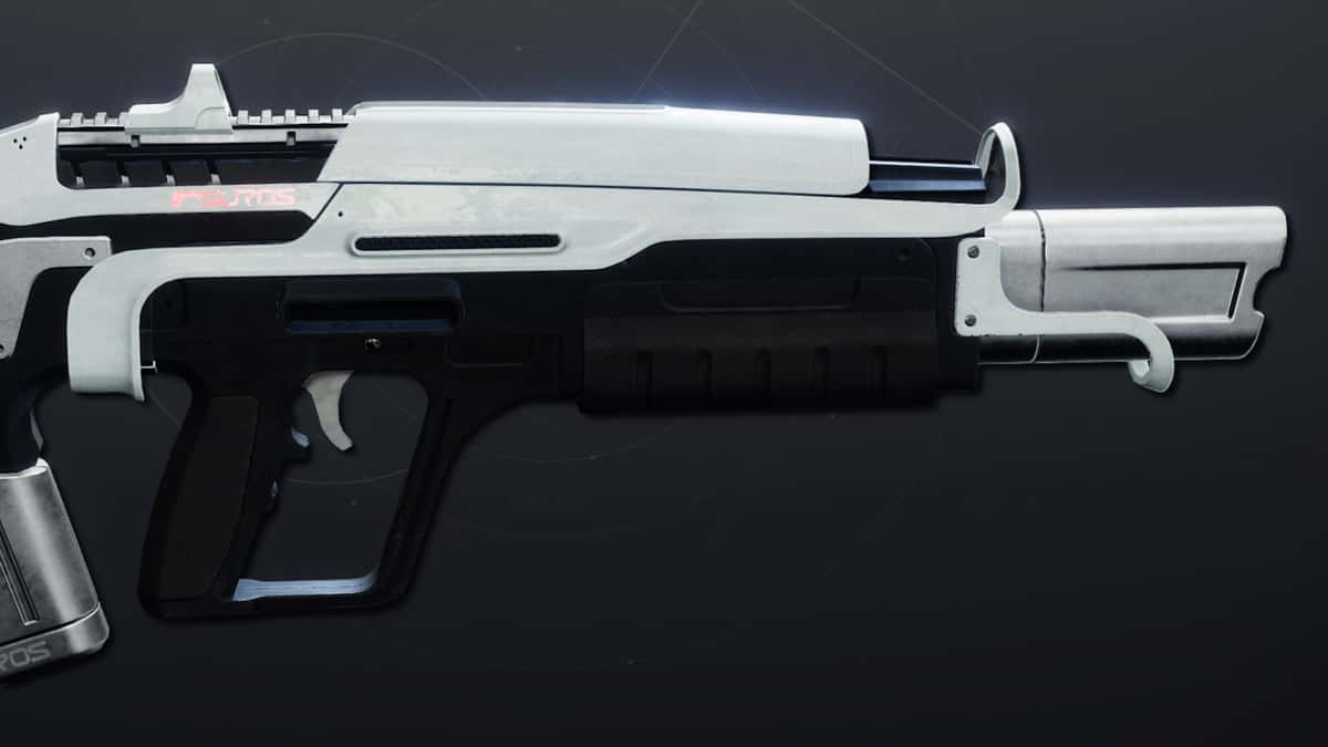 A side profile of the Syncopation-53 pulse rifle in Destiny 2.