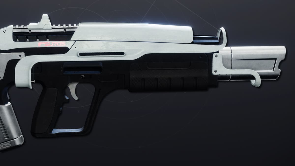 A side profile of the Syncopation-53 pulse rifle in Destiny 2.