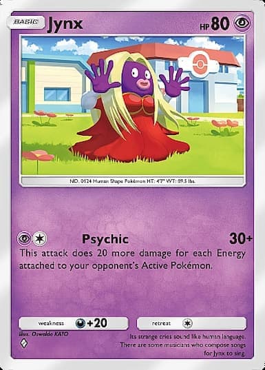 Jynx Pokemon Trading Card Game 