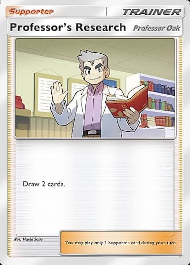 Professor's Research Pokemon Trading Card Game