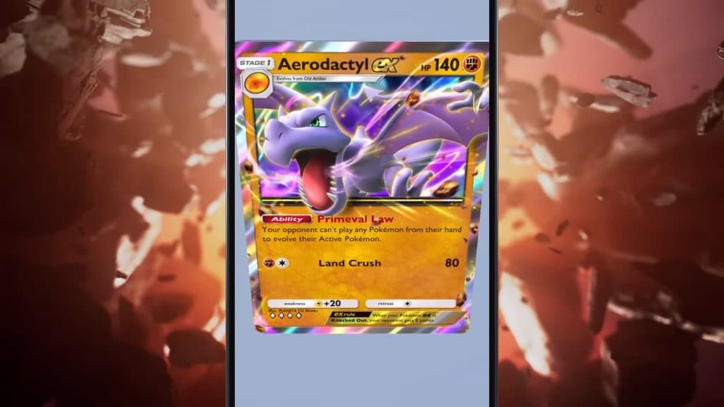 Aerodactyl ex Pokemon Pocket Trading Card Game