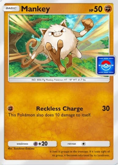 Pokemon TCG Pocket Promo Mankey