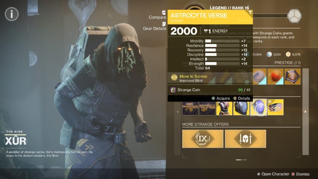 destiny 2 xur astrocyte verse