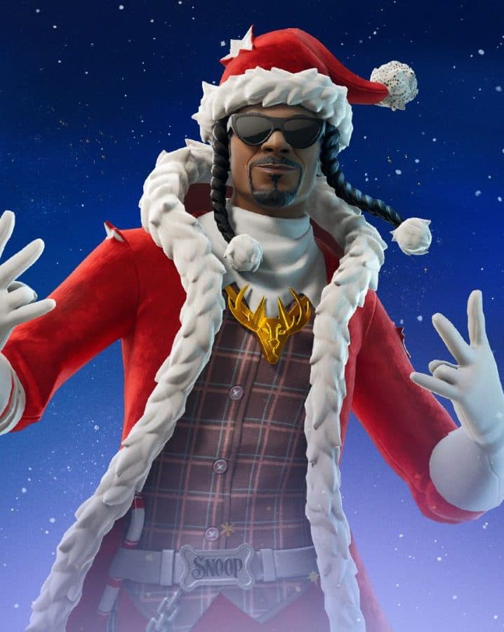 Santa Snoop Dogg skin in Fortnite