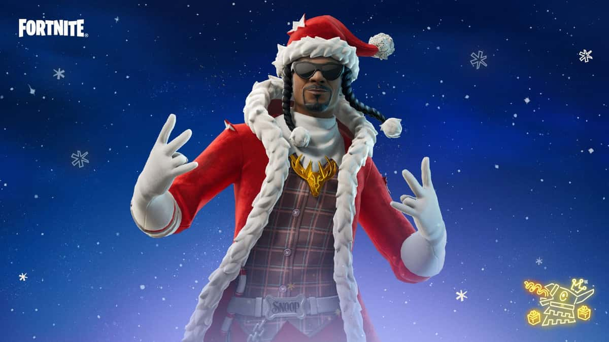 Santa Snoop Dogg skin in Fortnite