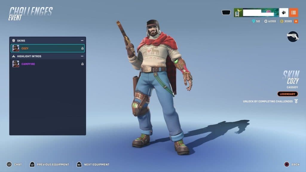 Cozy Cassidy skin in Overwatch 2