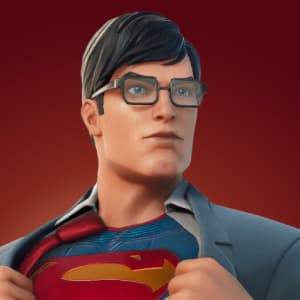 Clark Kent skin in Fortnite.