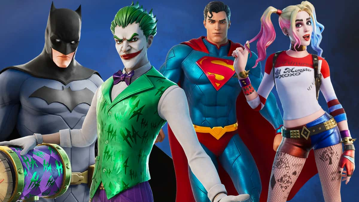 Fortnite DC Comics skins.