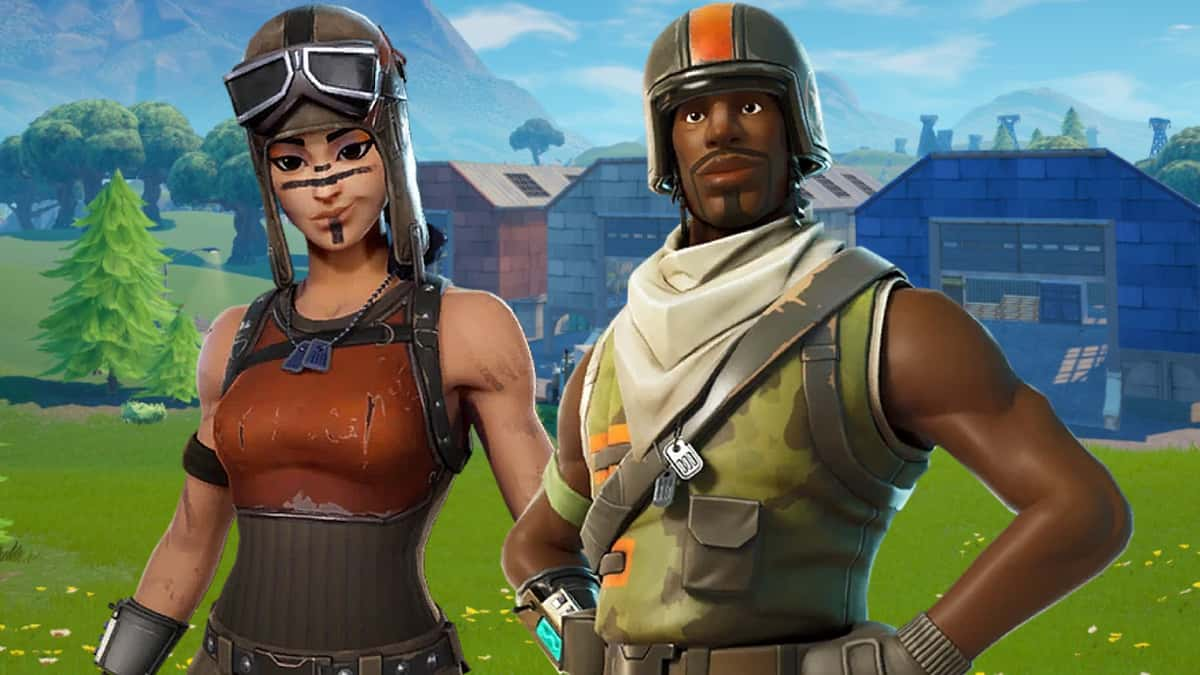 Fortnite OG skins Renegade Raider and Aerial Assault Trooper.