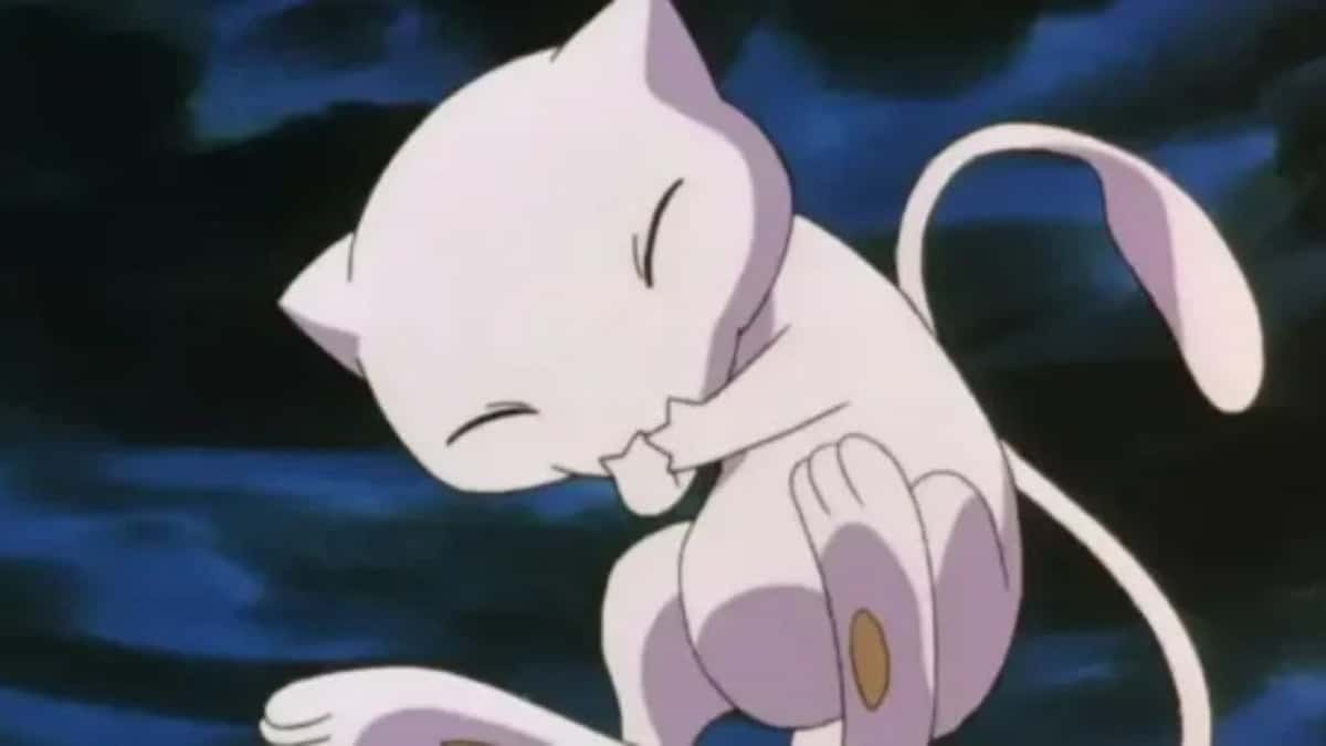 Mew laughing