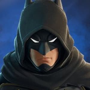 Ninja Knight Batman skin in Fortnite.