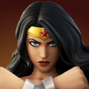 Wonder Woman skin in Fortnite.