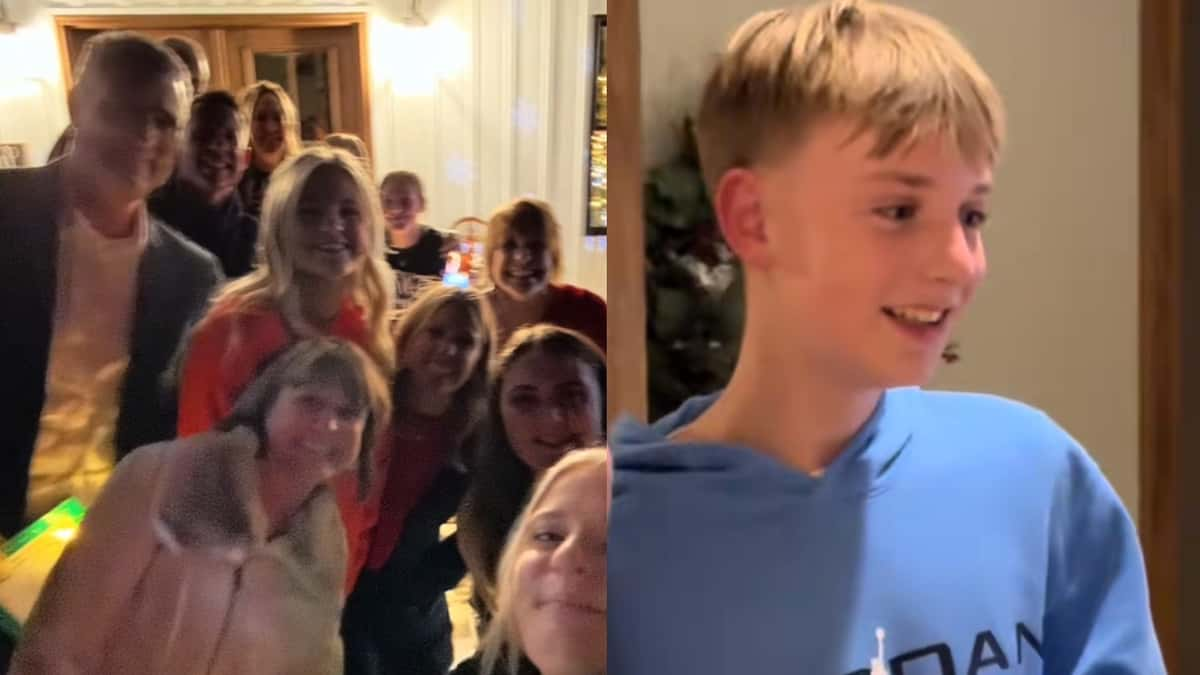 teen gets pranked by family