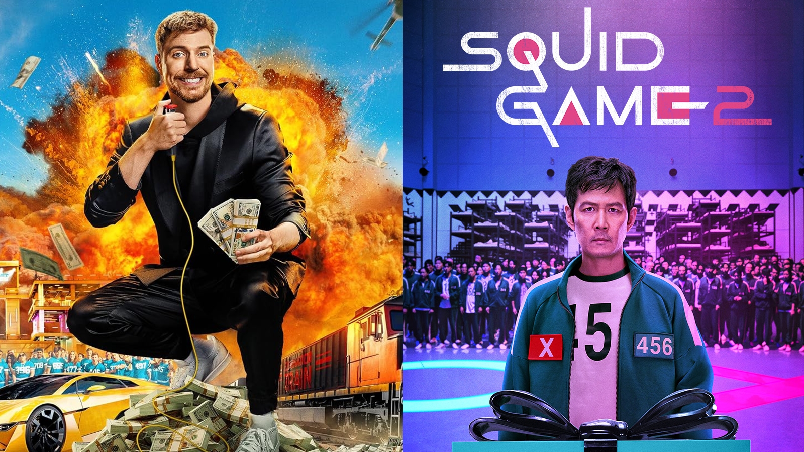 MrBeast sends message to Netflix as Squid Game and Beast Games rivalry begins