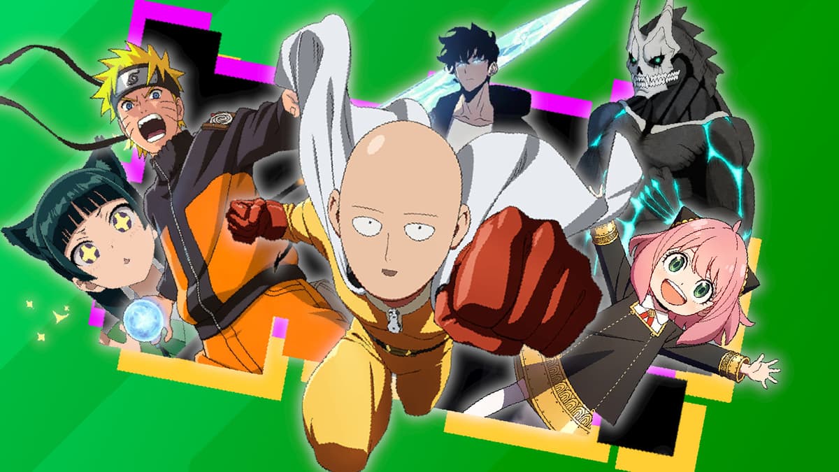 Anime we're excited to see in 2025 including One Punch Man, Naruto, and Kaiju No 8