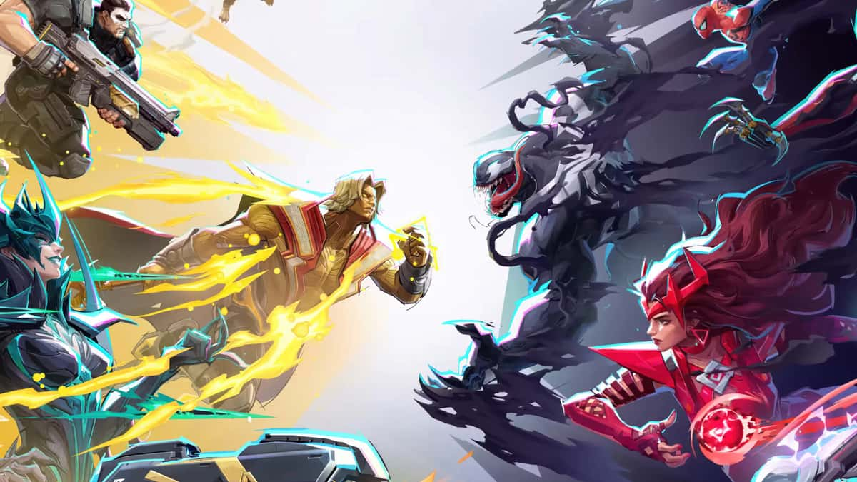 Marvel Rivals heroes clashing