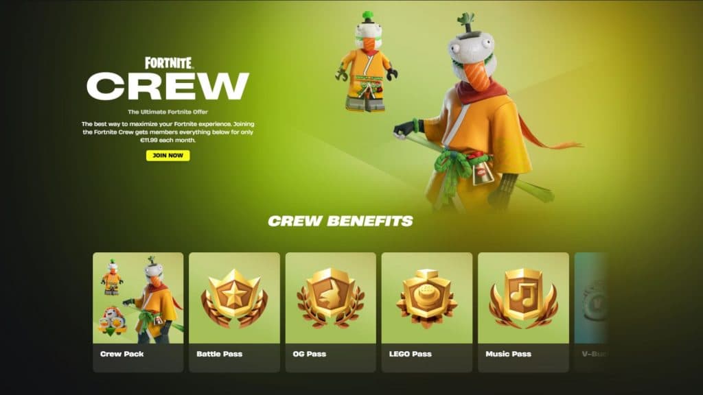 Fortnite Crew January 2025