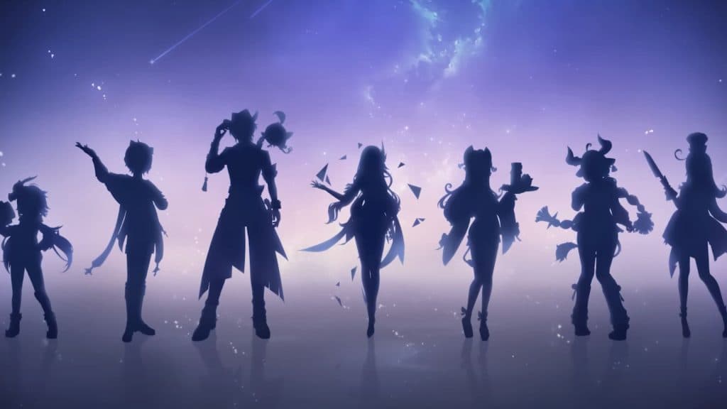 Genshin Impact silhouettes