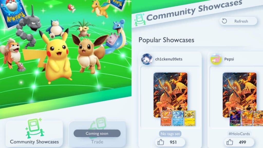 Pokemon TCG Pocket Community Showcases