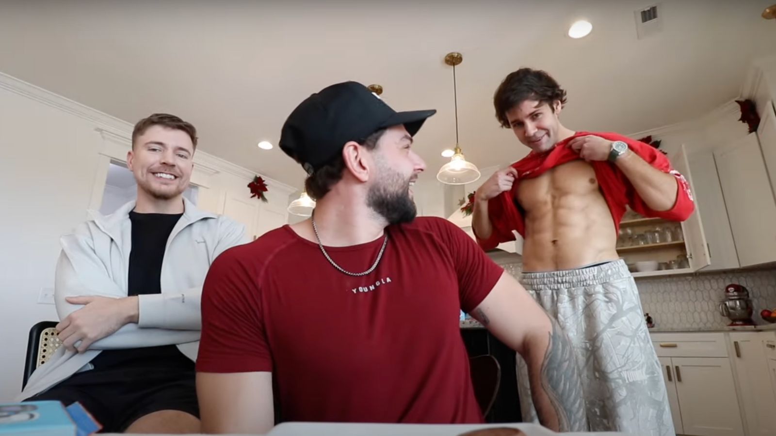 David Dobrik’s 3-year YouTube hiatus ends with insane body transformation bet with MrBeast