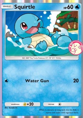 Genetic Apex Squirtle Chansey Promo