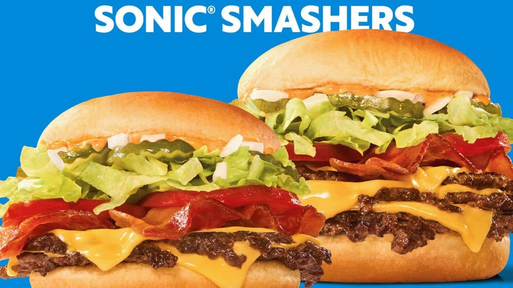 Sonic late winter menu smashers