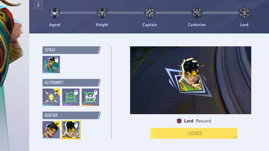 A screenshot featuring Iron Fist lord icon in Marvel RIvals